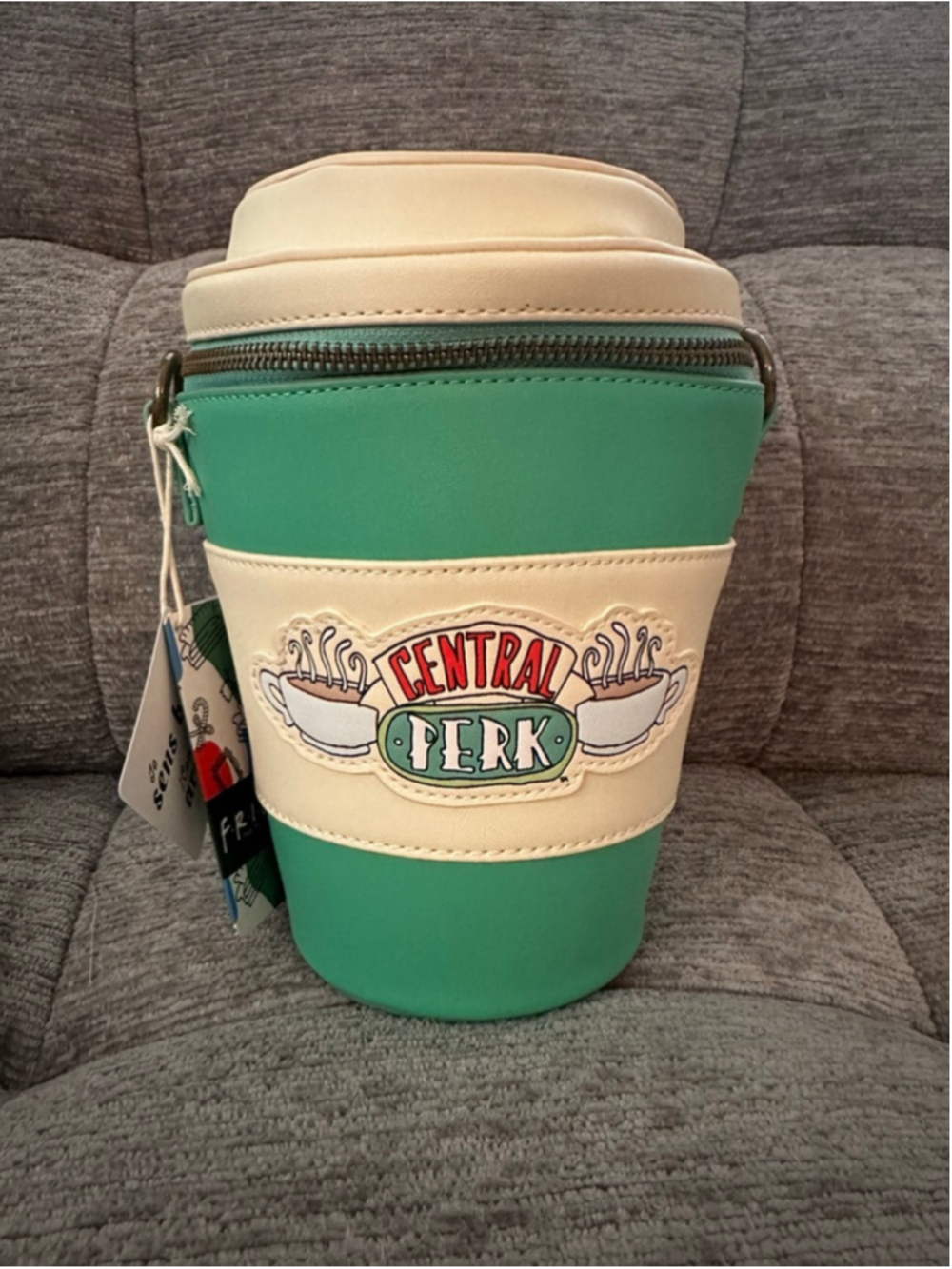 Loungefly Friends Central Perk To-Go Coffee Cup Scented Crossbody Bag NWT
